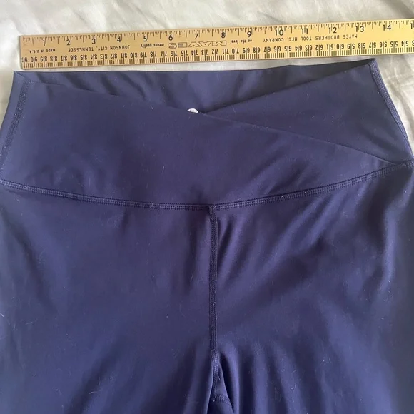 Navy Flared XL Leggings - Picture 5 of 9